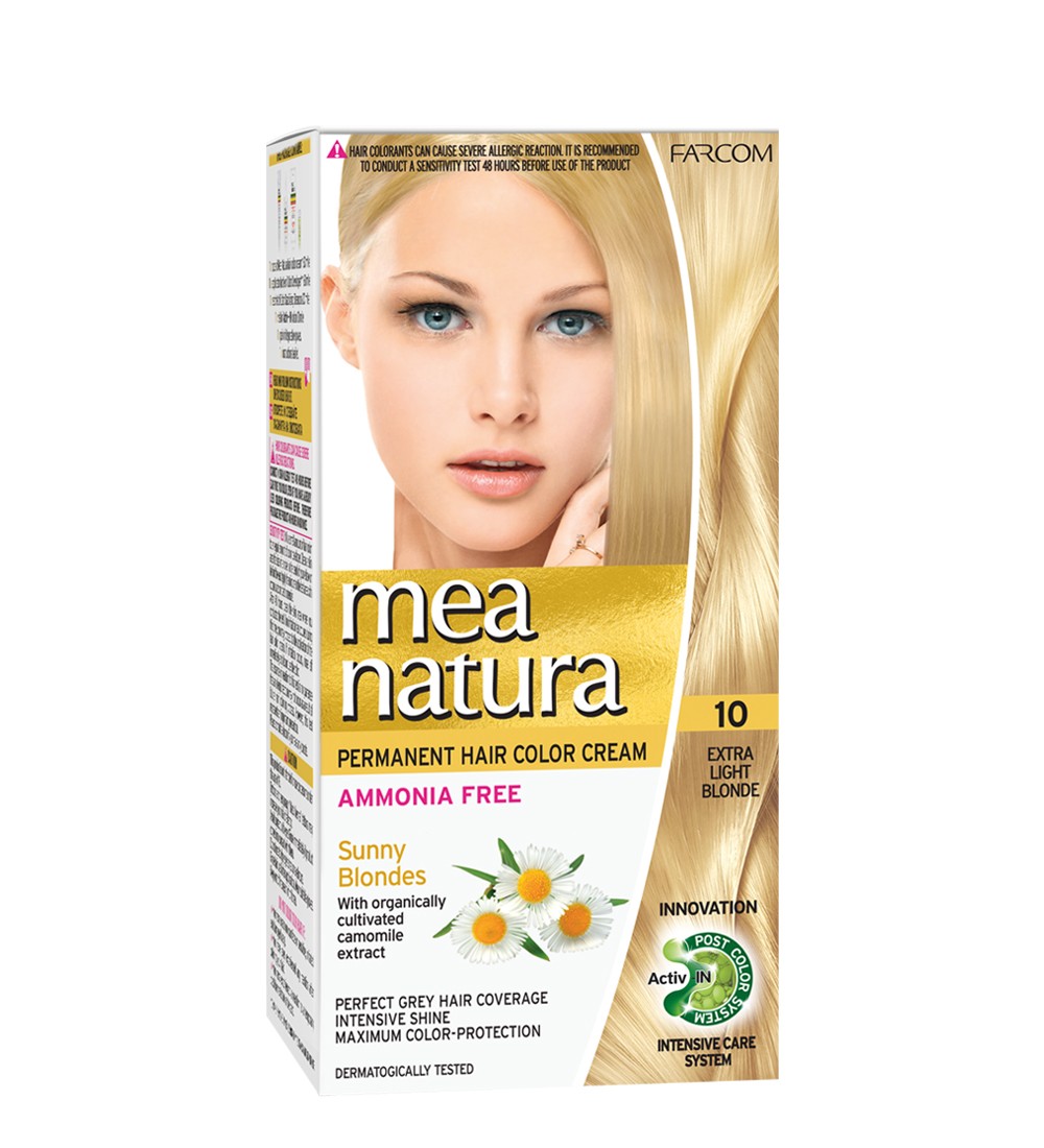 Permanent Hair Color Cream Ammonia Free 10- Extra Light Blonde