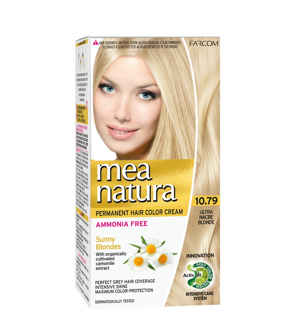 Permanent Hair Color Cream Ammonia Free 10.79- Ultra Nacre Blonde