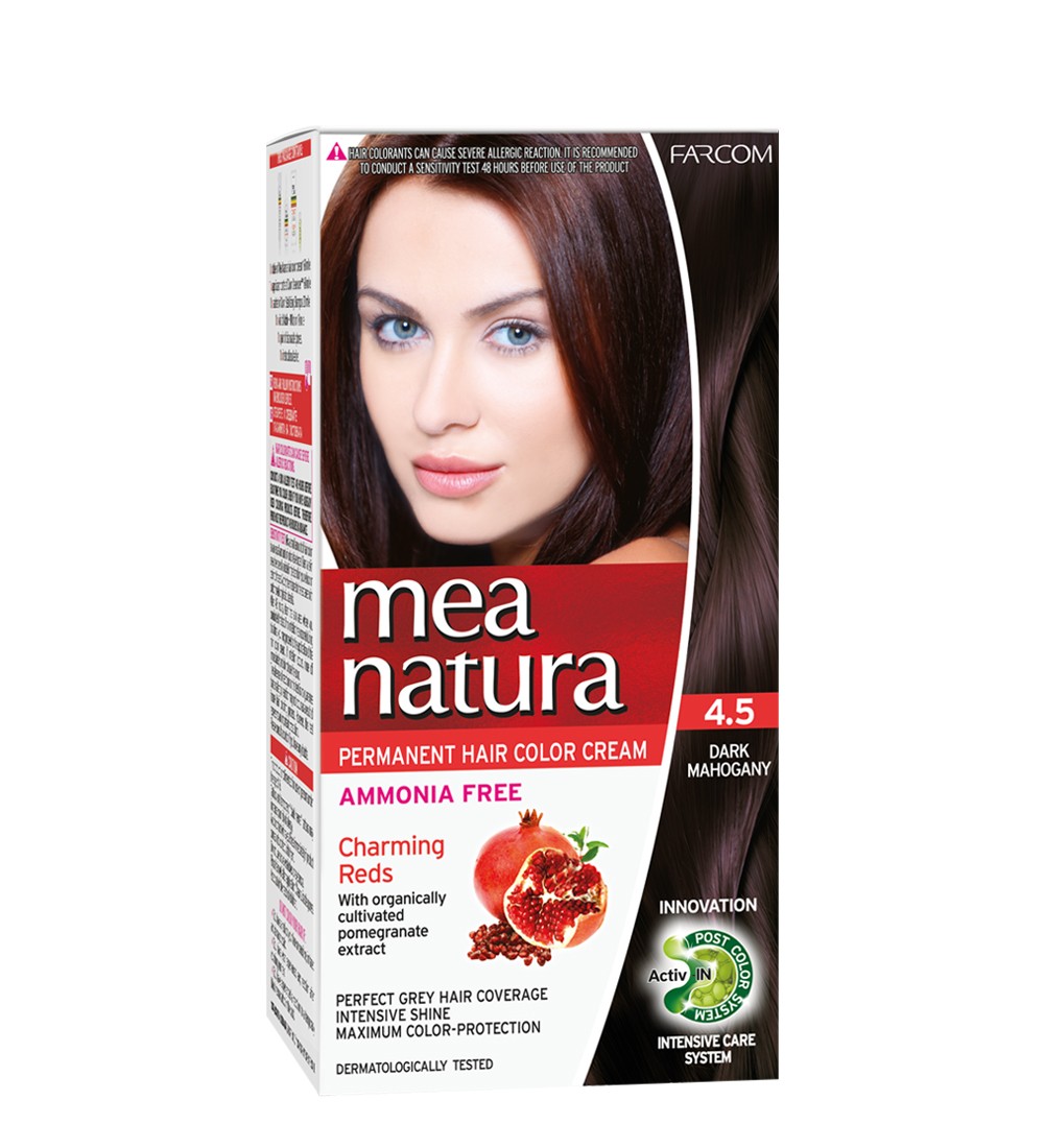 Permanent Hair Color Cream Ammonia Free 4.5-Dark Mahogany