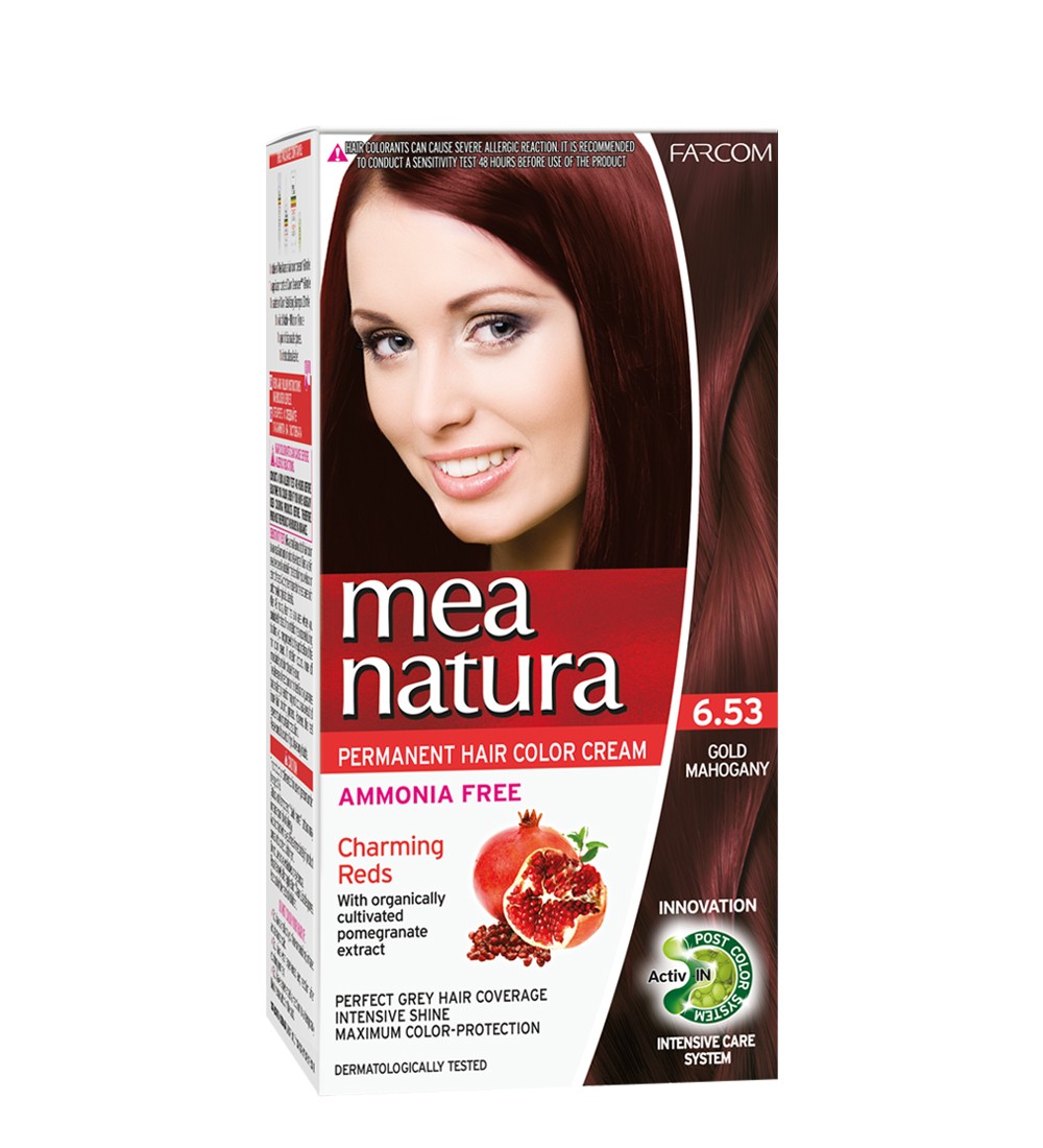 Permanent Hair Color Cream Ammonia Free  Mahogany