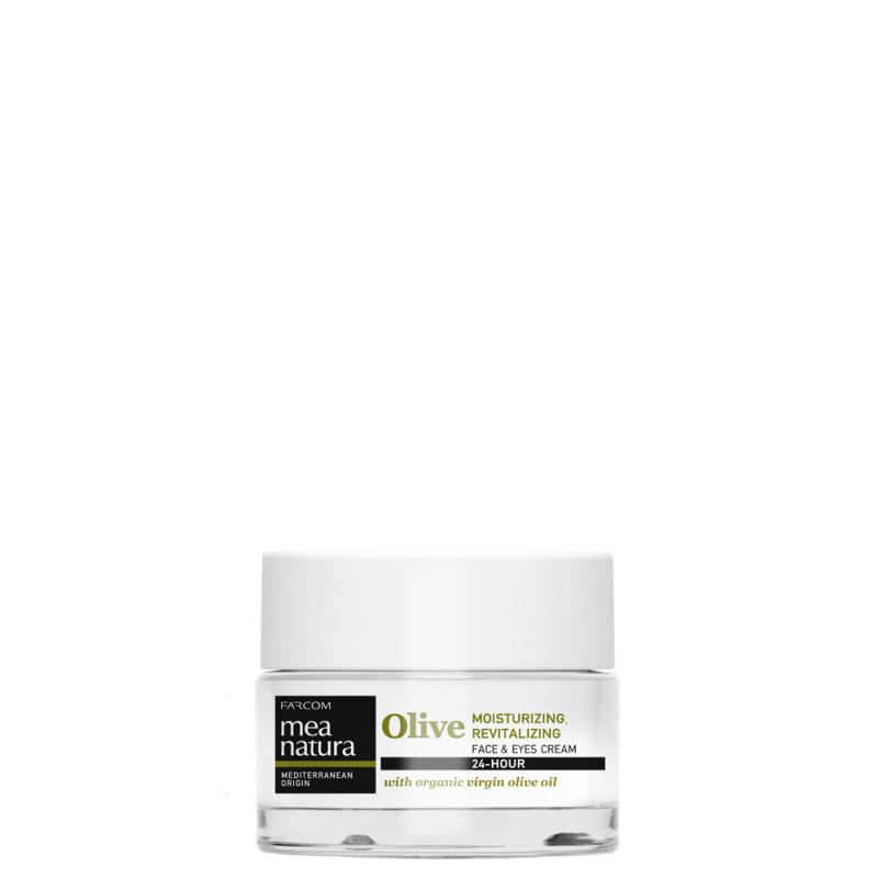Mea Natura Olive 24ωρη Κρέμα για Πρόσωπο & Μάτια